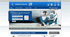 Desktop Screenshot of ersatzteile-24.com