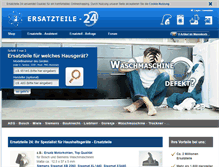 Tablet Screenshot of ersatzteile-24.com